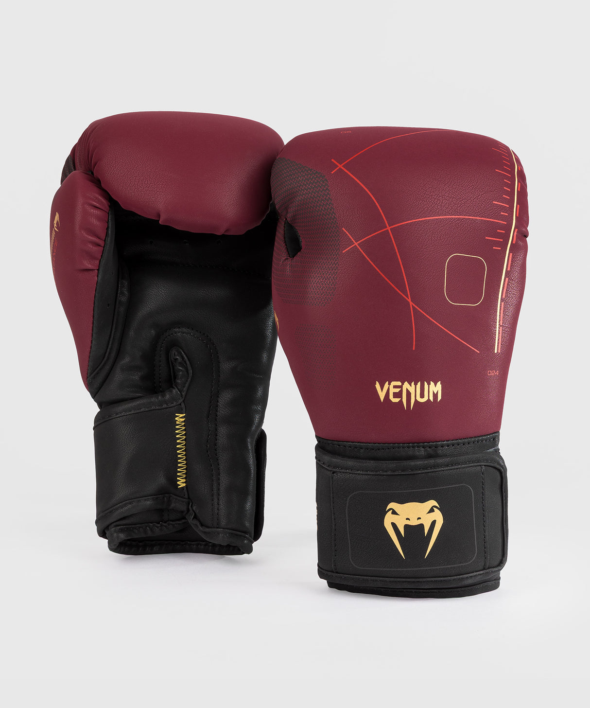 Venum Bokshandschoenen Tactical XT - Bordeaux Rood/Zwart