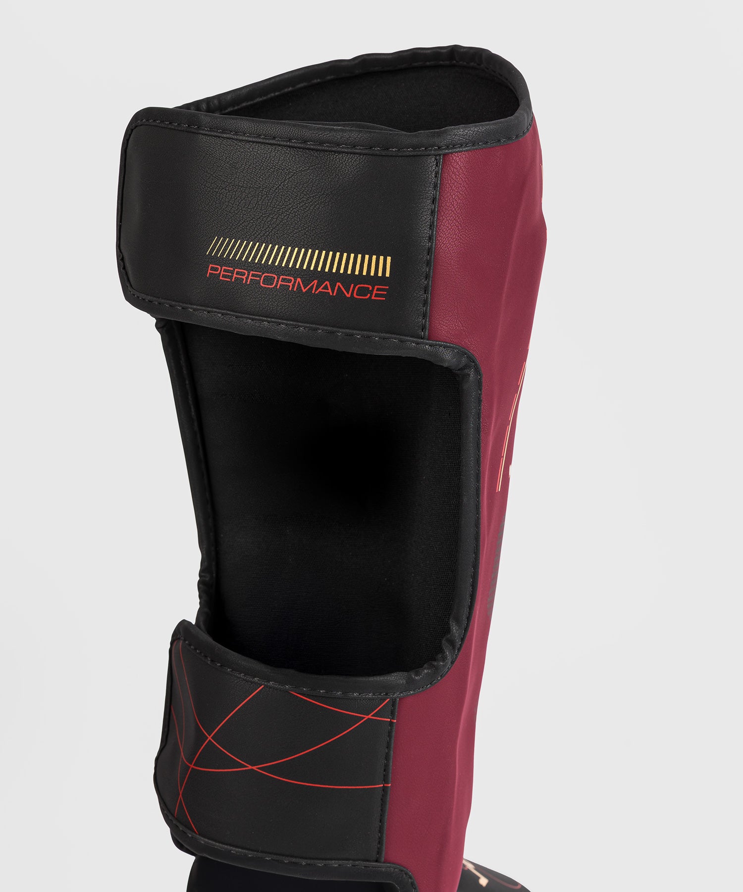 Venum Kickboks Scheenbeschermers Tactical XT - Bordeaux Rood/Zwart