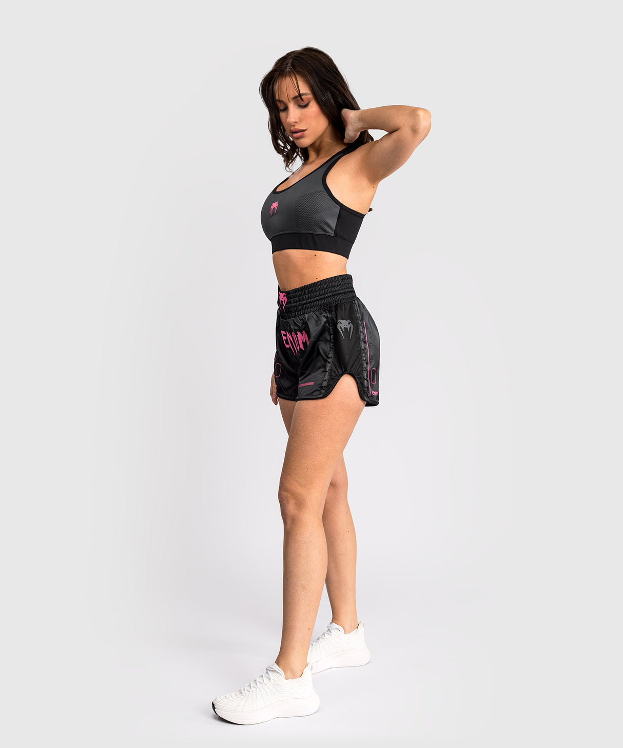 Venum Muay Thai Shorts Dames Tactical XT - Zwart/Roze