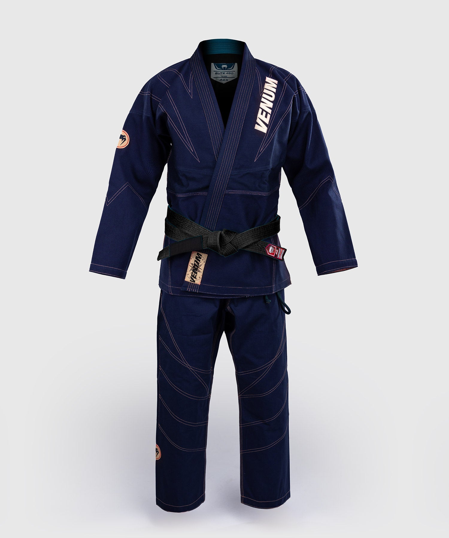 Venum BJJ Gi Elite 5.0 (450 GSM) - Navy Blauw