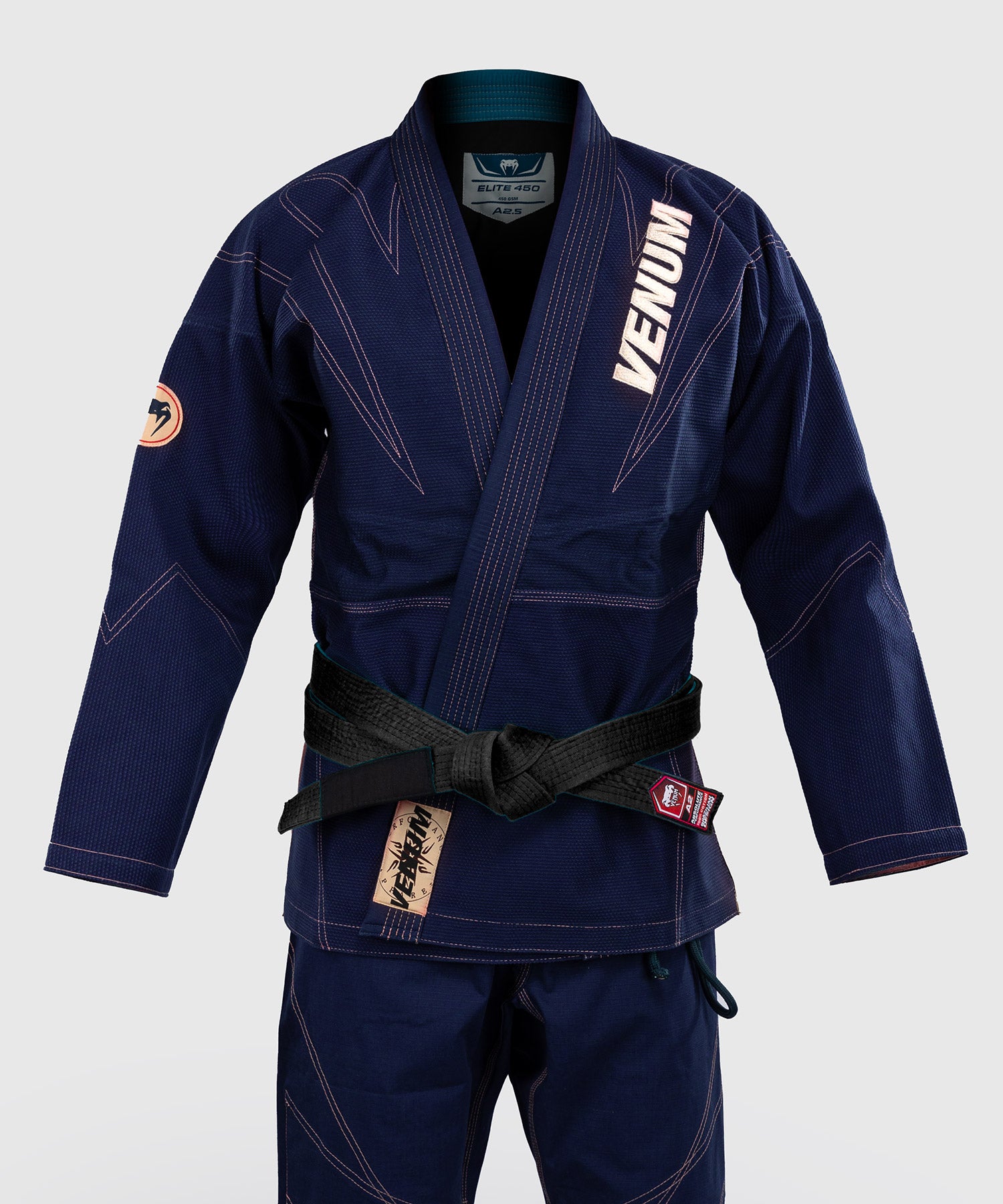 Venum BJJ Gi Elite 5.0 (450 GSM) - Navy Blauw