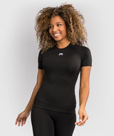 Venum Halo Rashguard - Korte Mouwen - Zwart