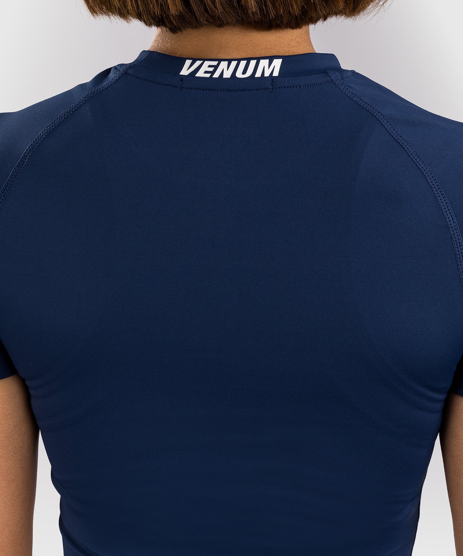 Venum Halo Rashguard - Korte Mouwen - Donkerblauw