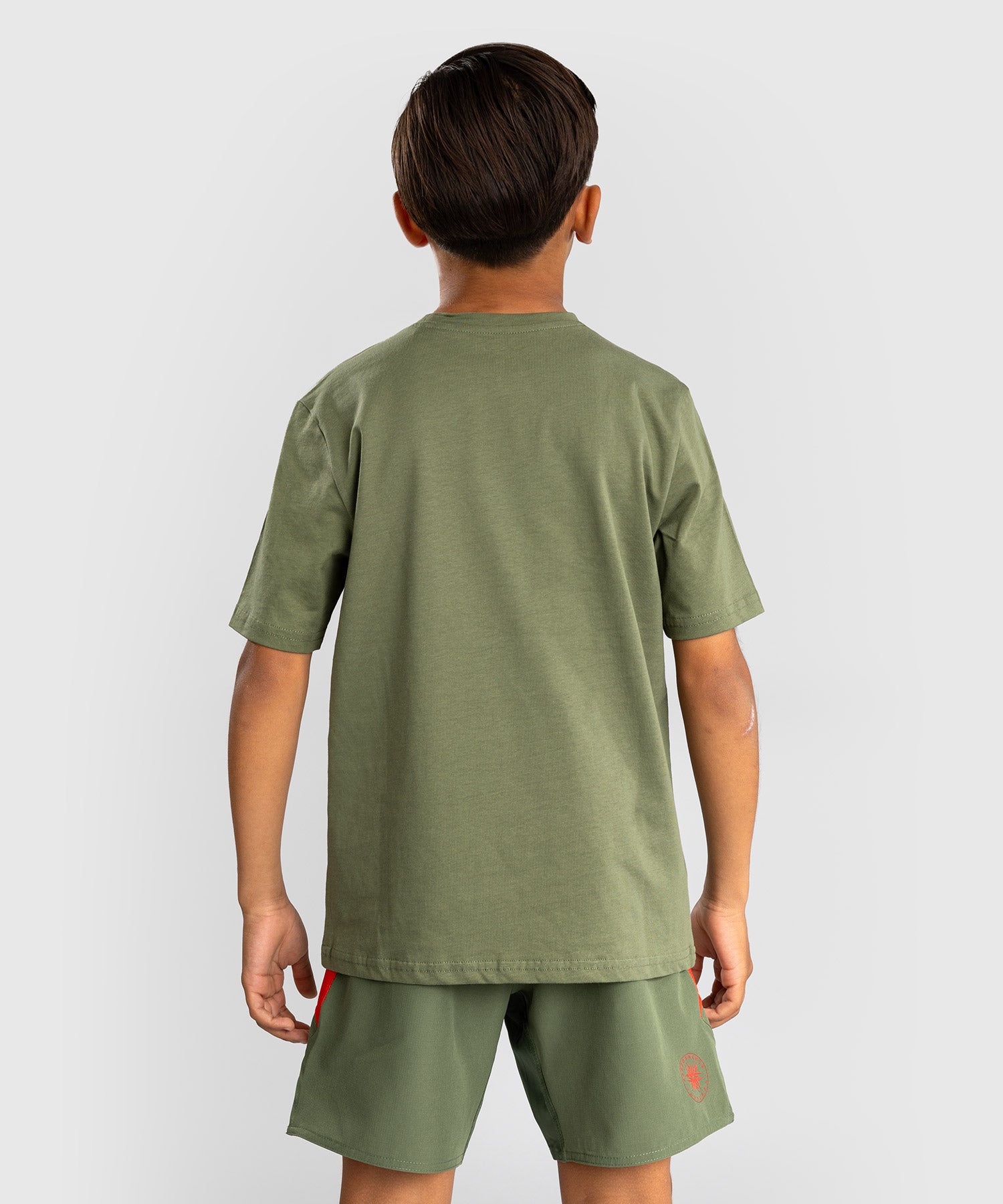 Venum T-Shirt Contender Kids - Korte Mouwen - Legergroen/Oranje