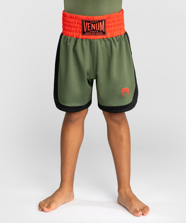 Venum Classic Boksbroek Kids - Legergroen/Oranje