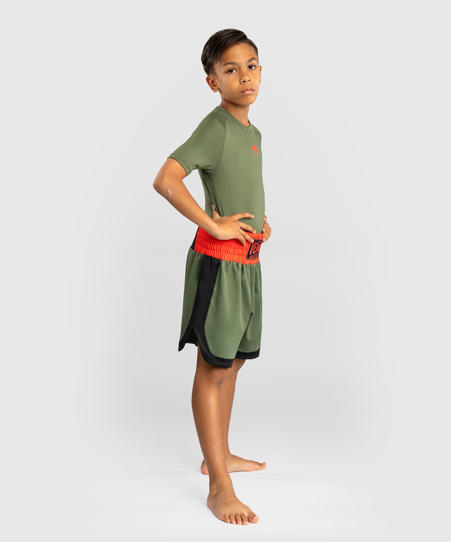 Venum Classic Kickboks Broekje Kids - Legergroen/Oranje