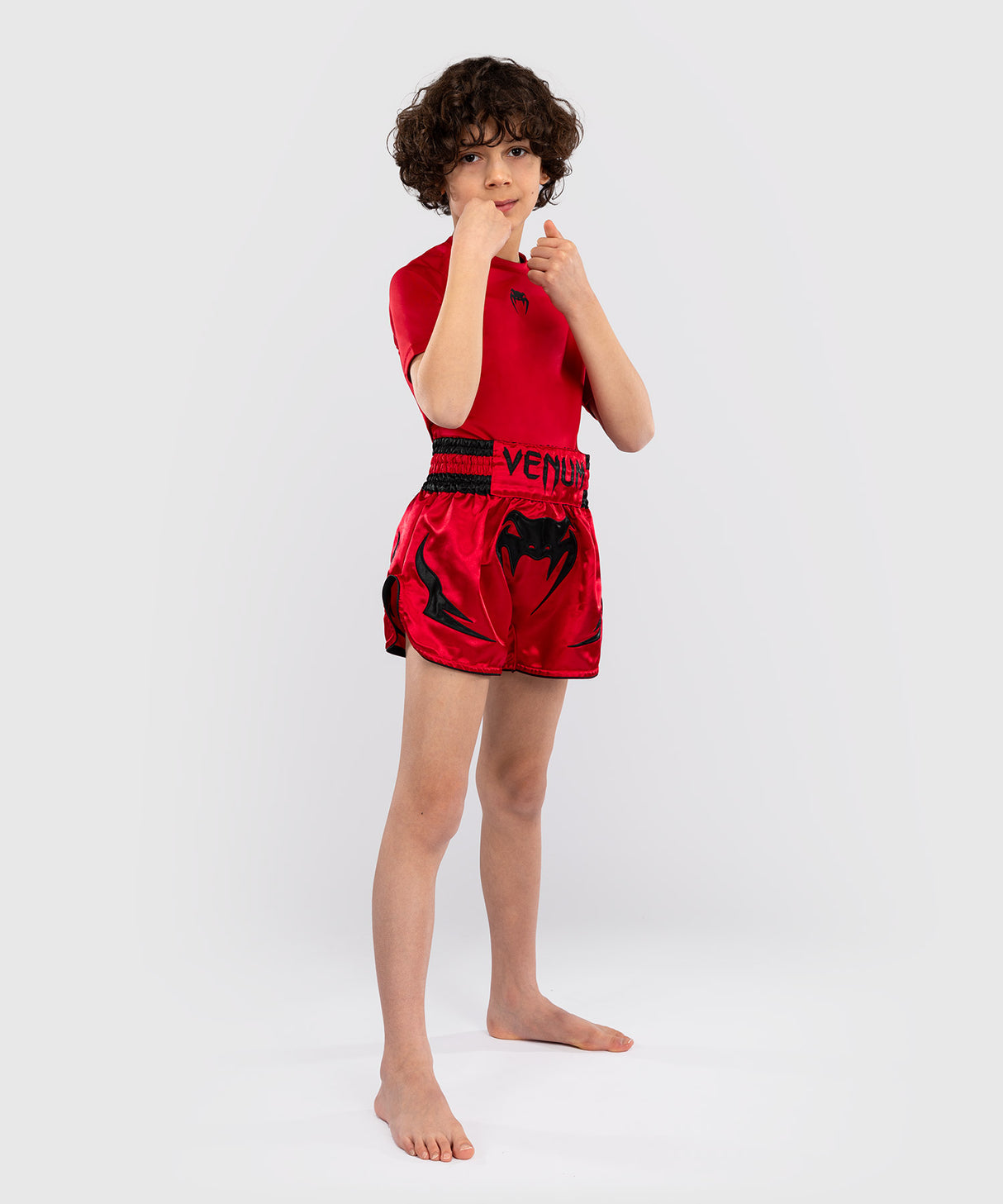 Venum Muay Thai Shorts Inferno Kids - Rood
