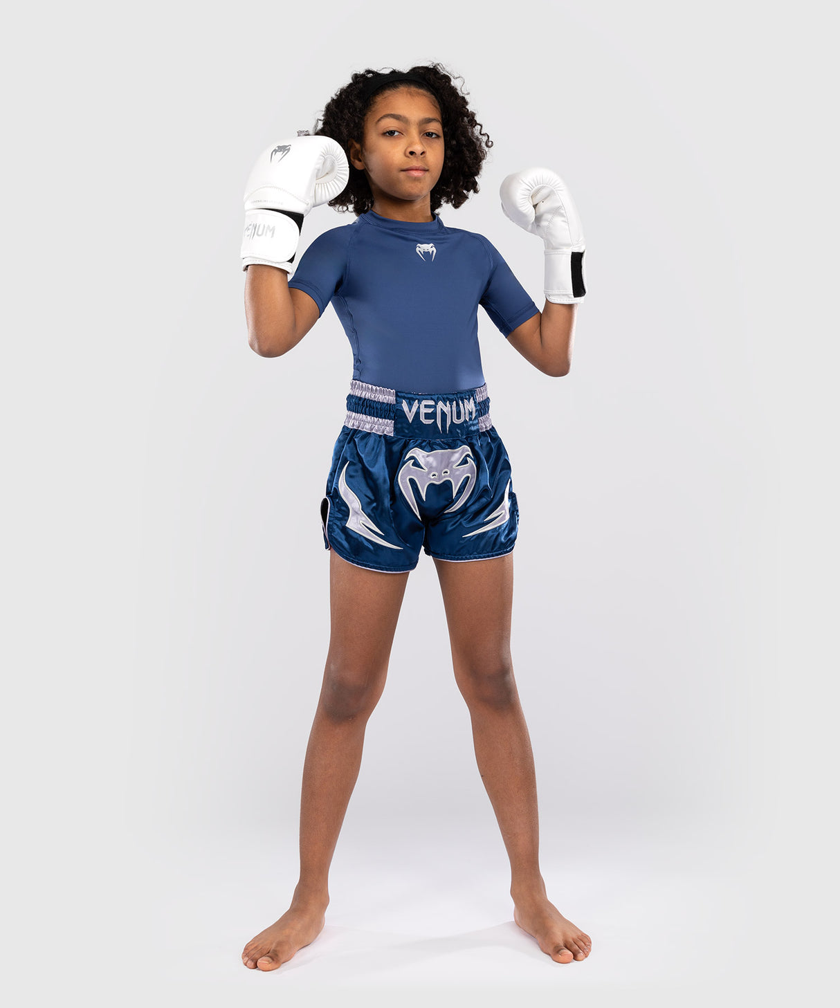 Venum Muay Thai Shorts Inferno Kids - Blauw