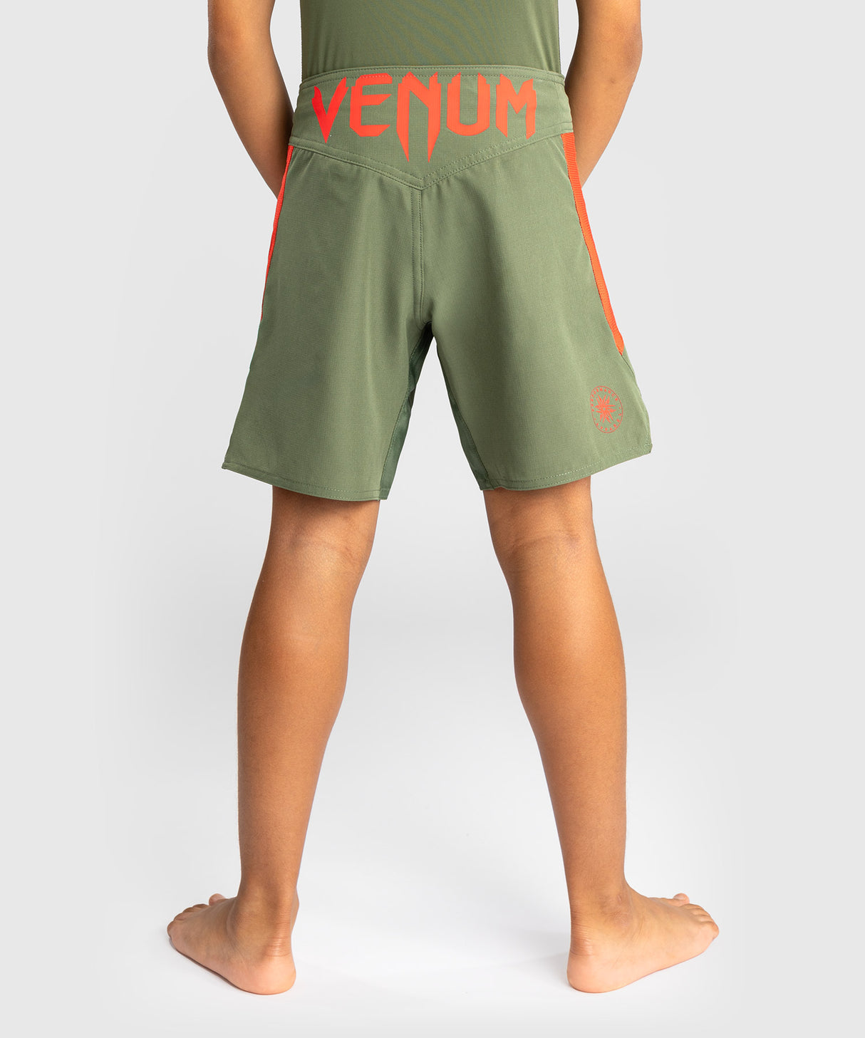 Venum MMA Shorts Light Kids - Legergroen/Oranje