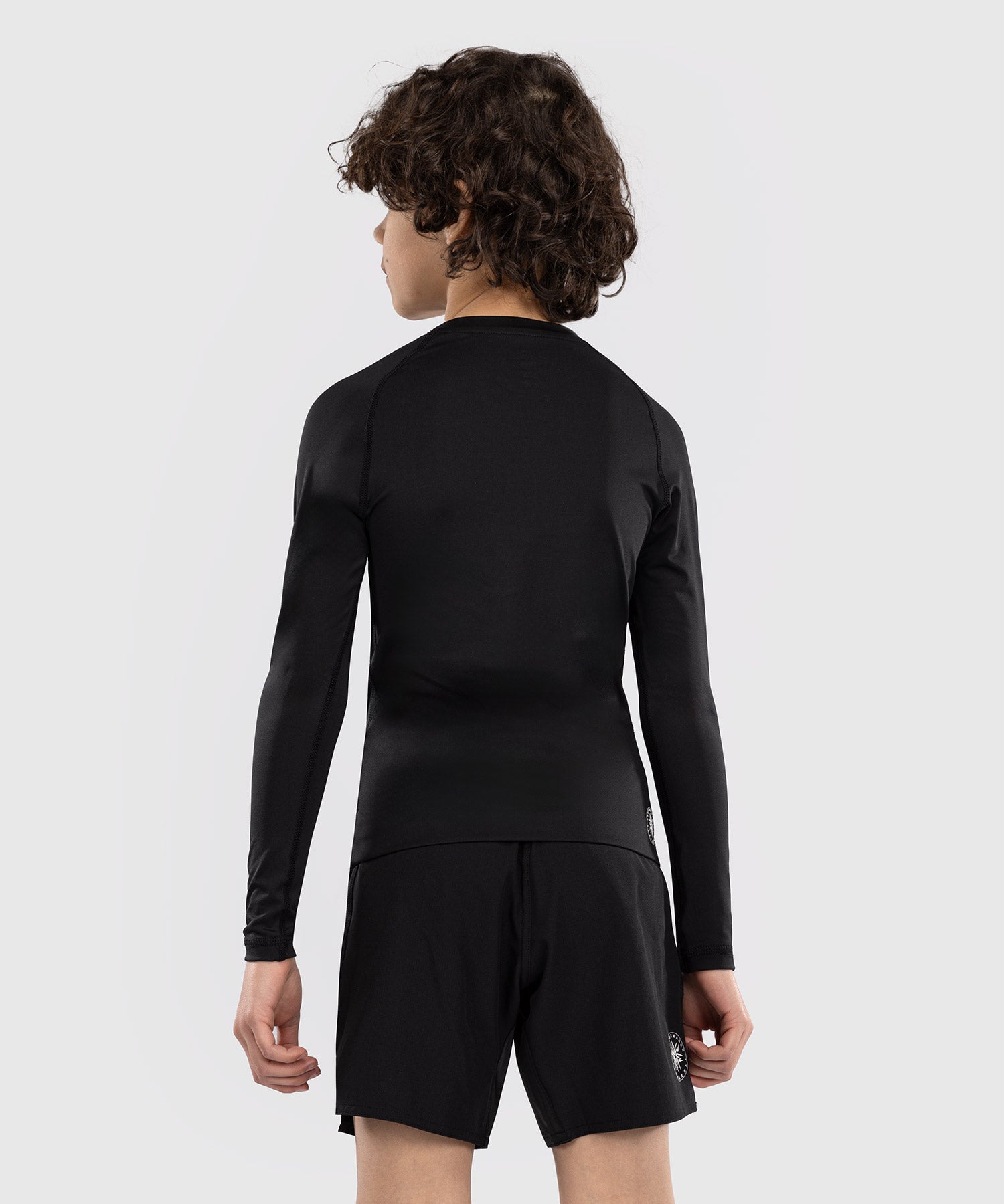 Venum Rashguard Contender Kids Lange Mouwen - Zwart