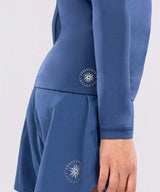 Venum Rashguard Contender Kids Lange Mouwen - Blauw