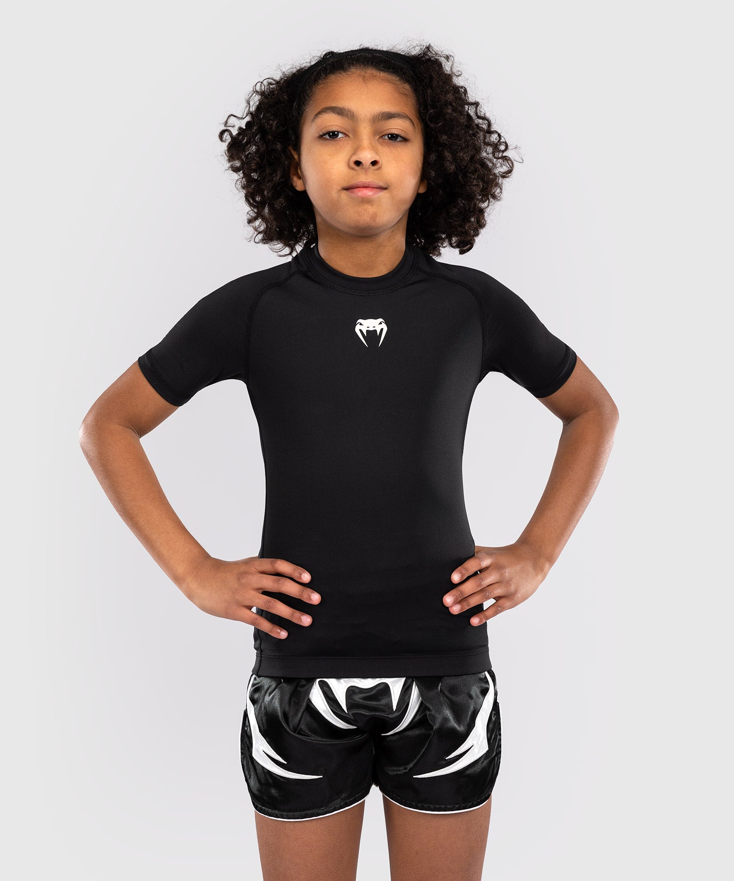 Venum Rashguard Contender Kids - Zwart
