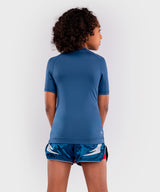 Venum Rashguard Contender Kids - Blauw