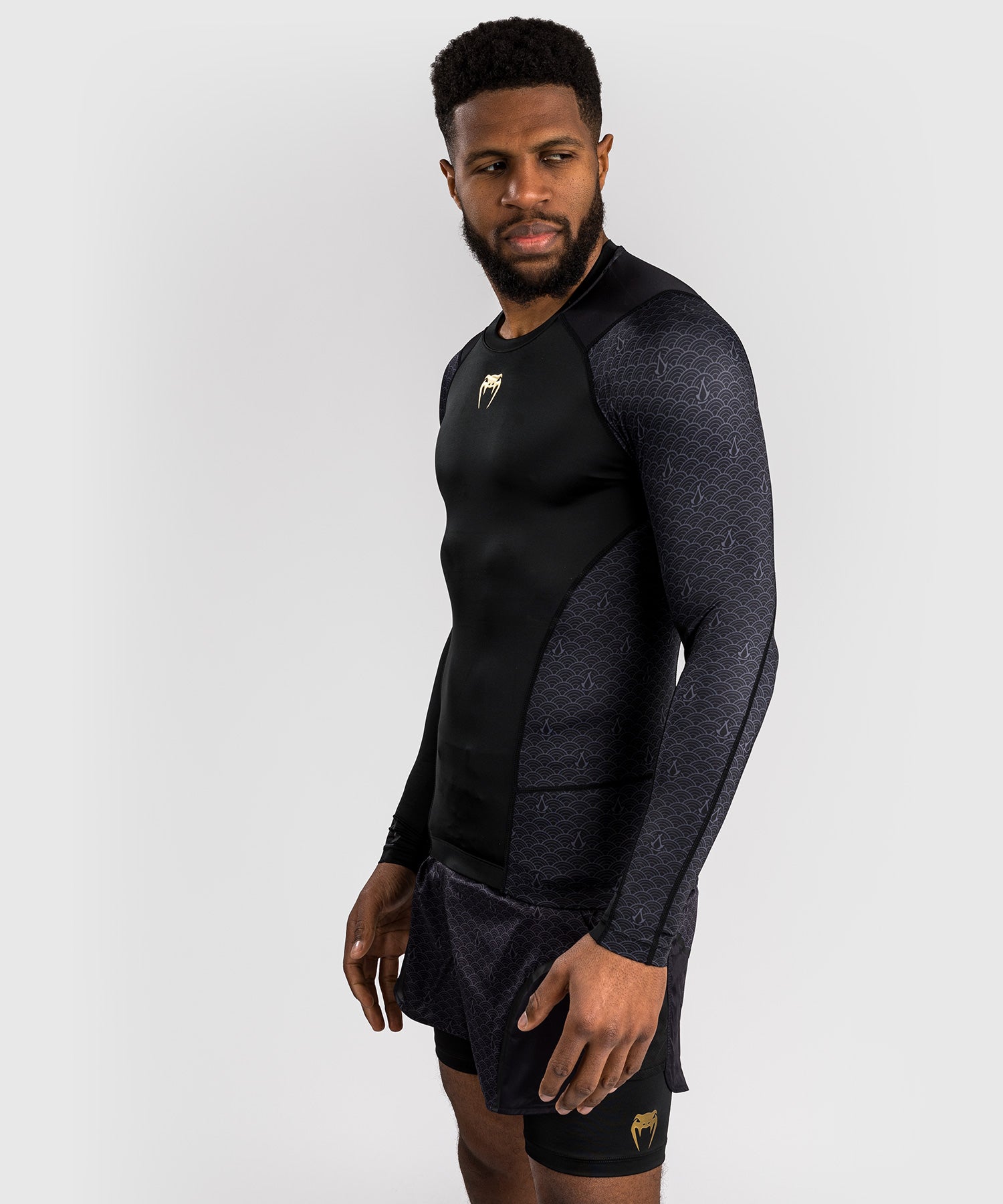 Venum x Assassin's Creed Shadow Rashguard Lange Mouwen - Zwart
