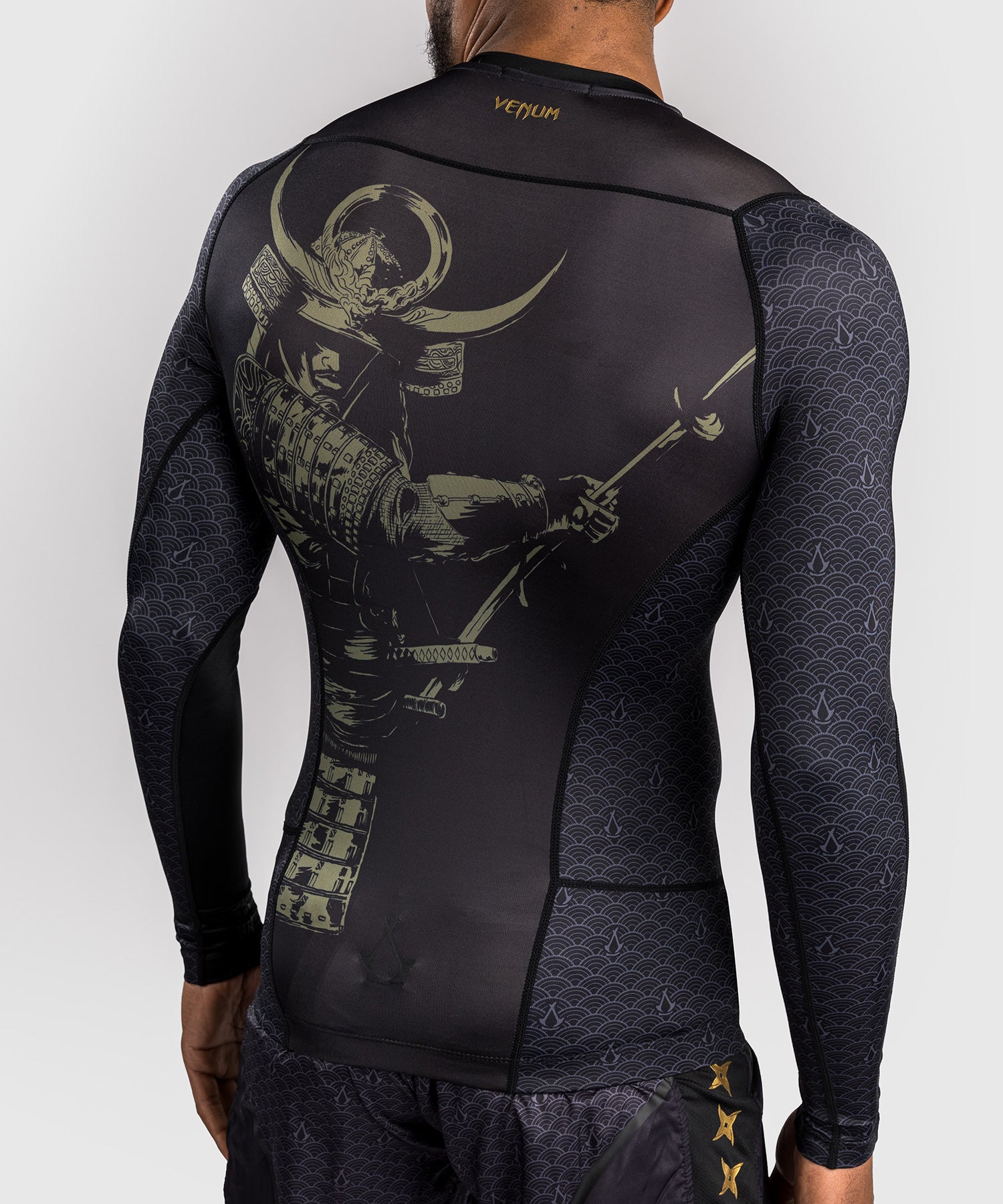 Venum x Assassin's Creed Shadow Rashguard Lange Mouwen - Zwart