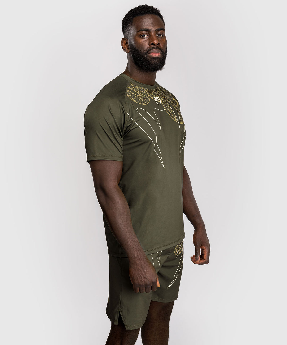 Venum Dry-Tech T-Shirt Serpenti - Kaki Groen