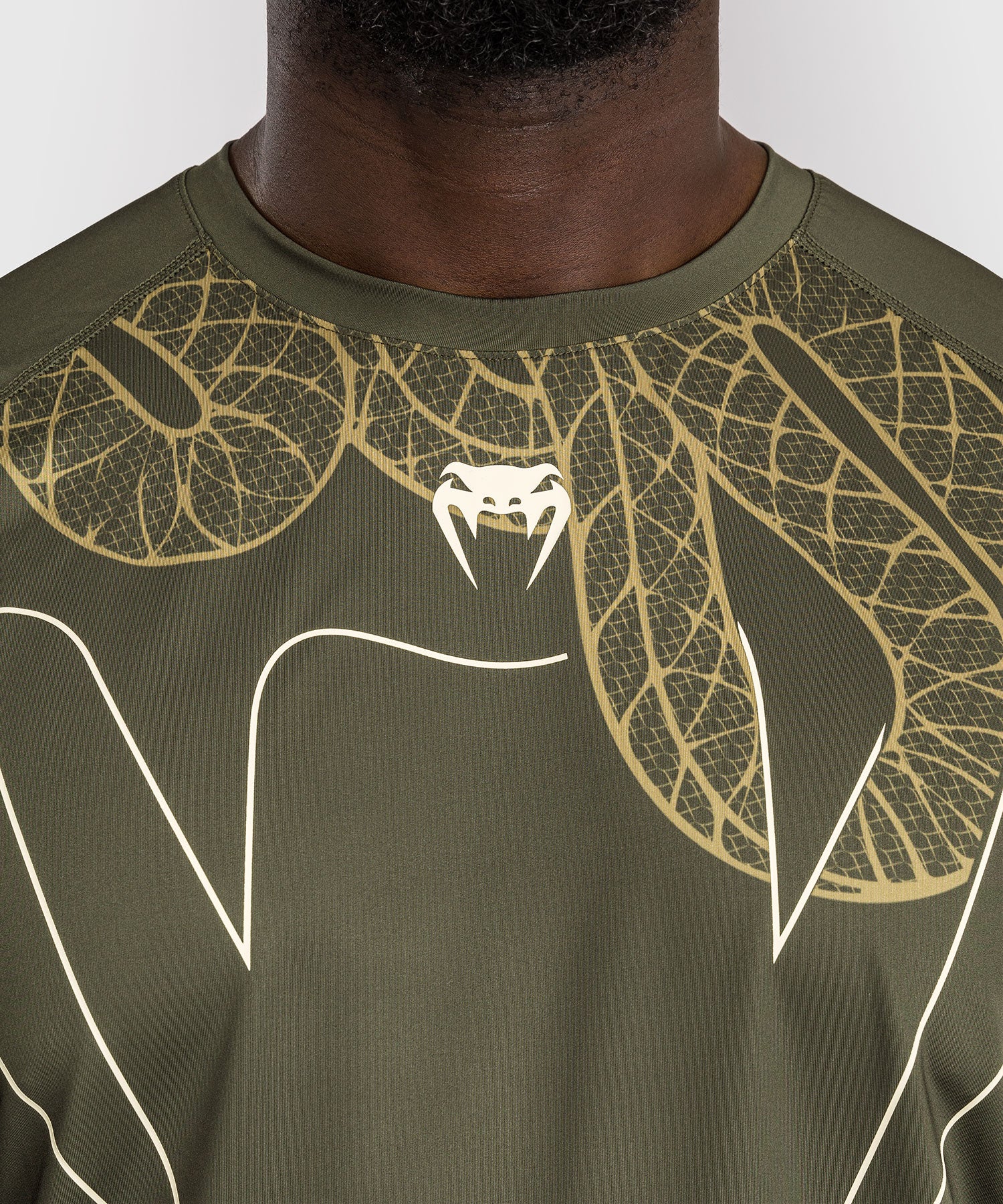 Venum Dry-Tech T-Shirt Serpenti - Kaki Groen