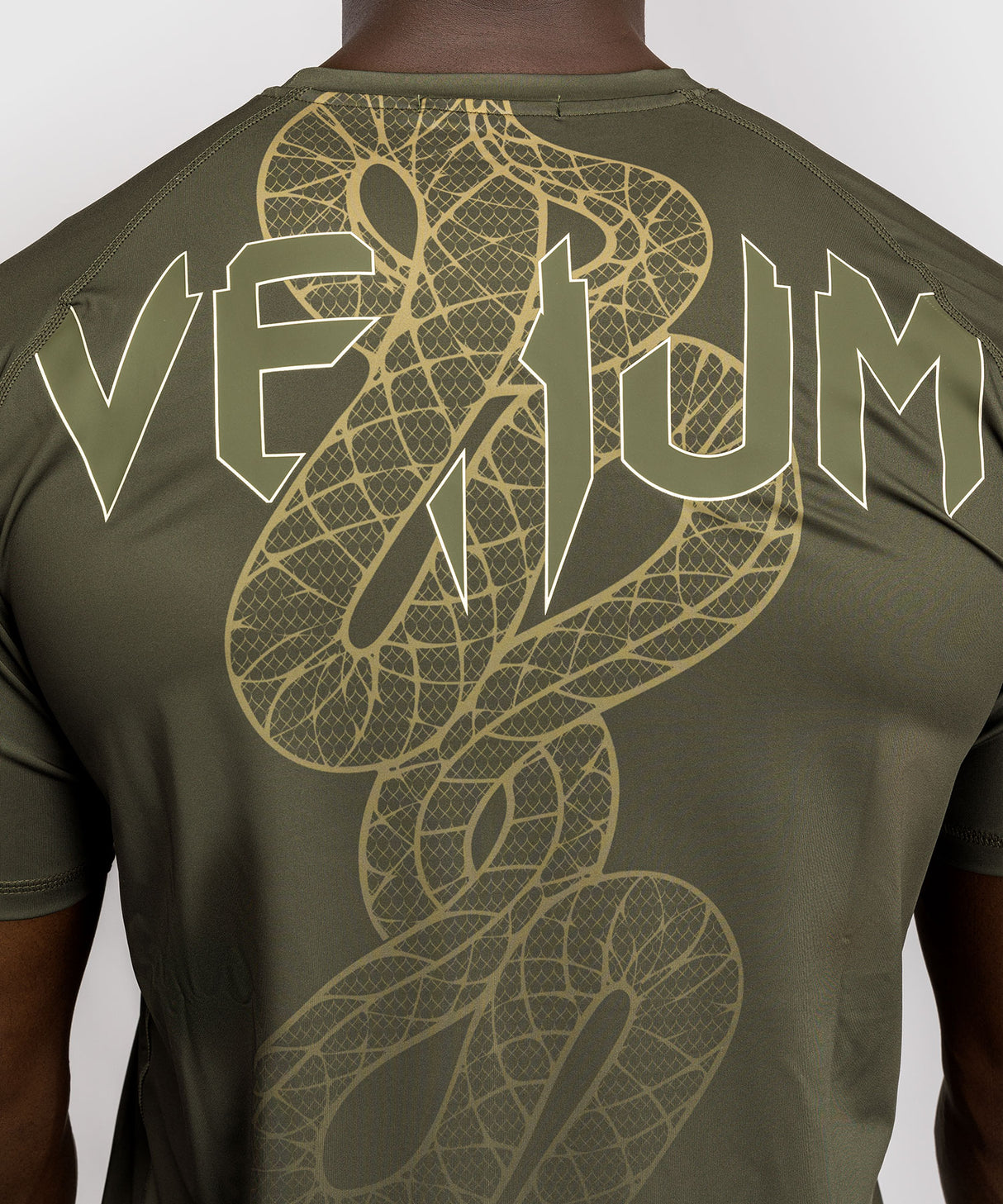 Venum Dry-Tech T-Shirt Serpenti - Kaki Groen