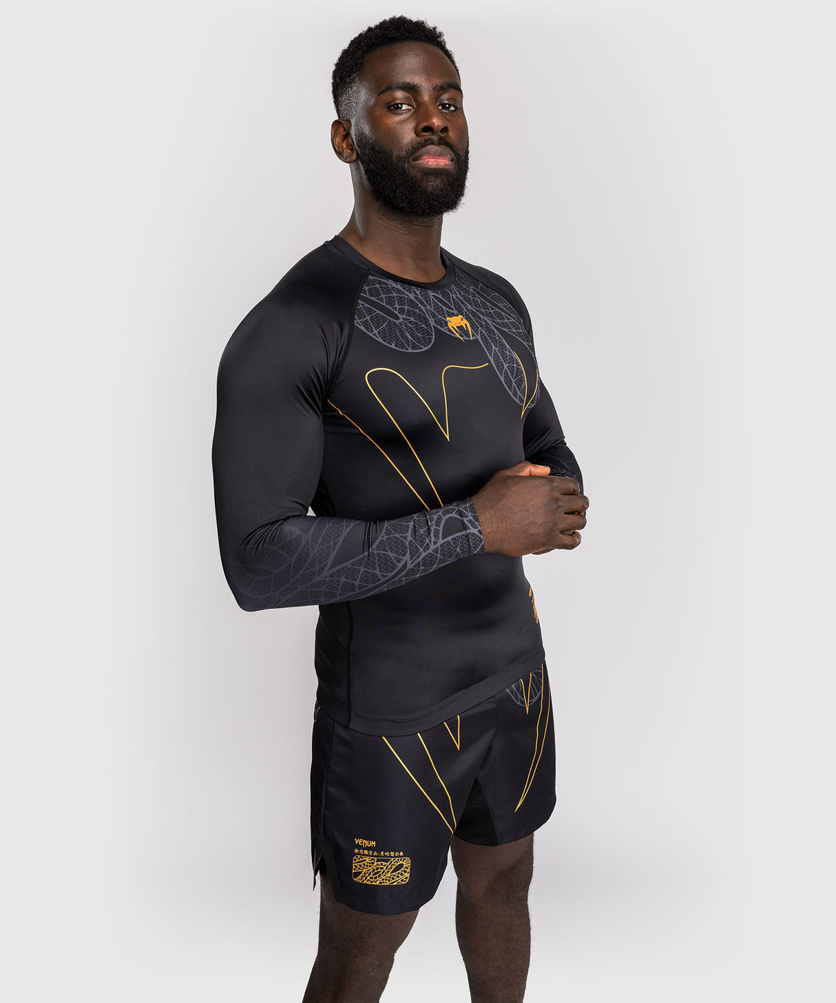 Venum Rashguard Lange Mouwen Serpenti - Zwart