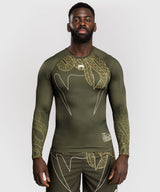 Venum Rashguard Lange Mouwen Serpenti - Kaki Groen