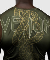 Venum Rashguard Mouwloos Serpenti - Kaki Groen