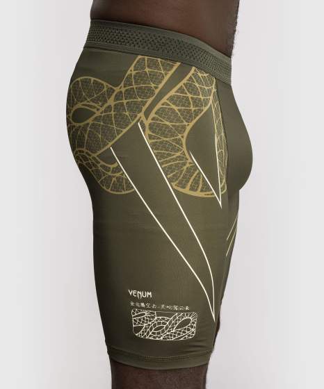Venum Kompressionsshorts Serpenti – Khaki Grün