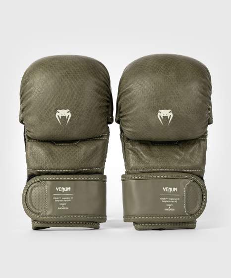 Venum MMA Handschoenen Sparring Impact Evo Scales - Legergroen