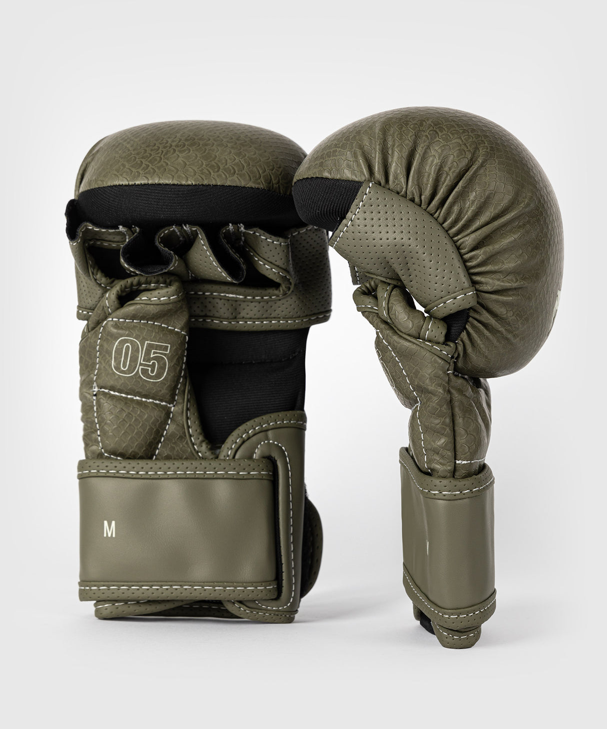 Venum MMA Handschoenen Sparring Impact Evo Scales - Legergroen