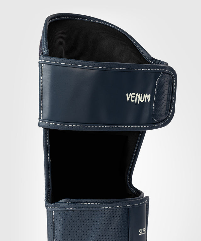 Venum Kickboks Scheenbeschermers Impact Evo Scales - Nachtblauw