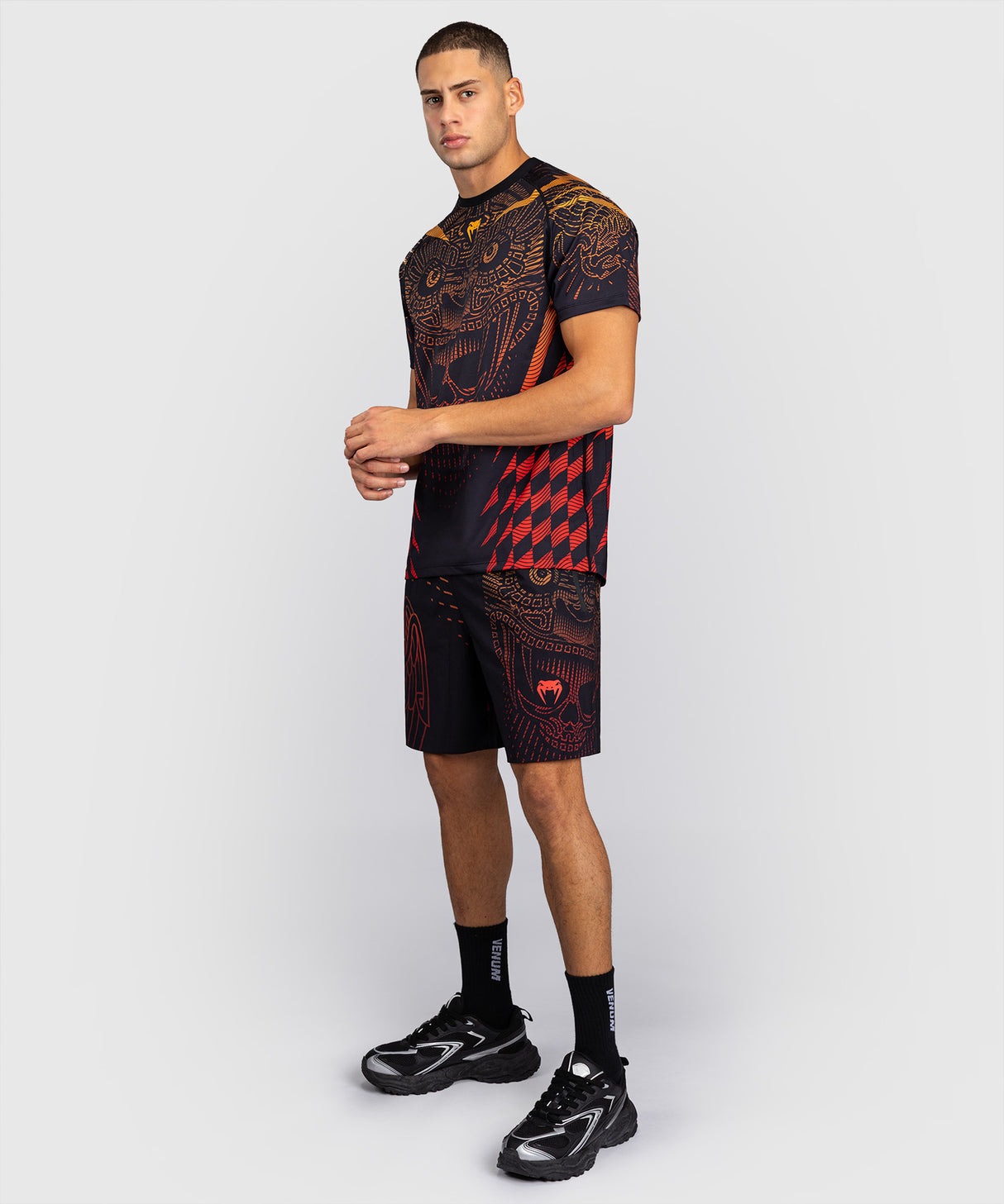 Venum Dry-Tech T-Shirt Quetzal Fury - Zwart/Rood