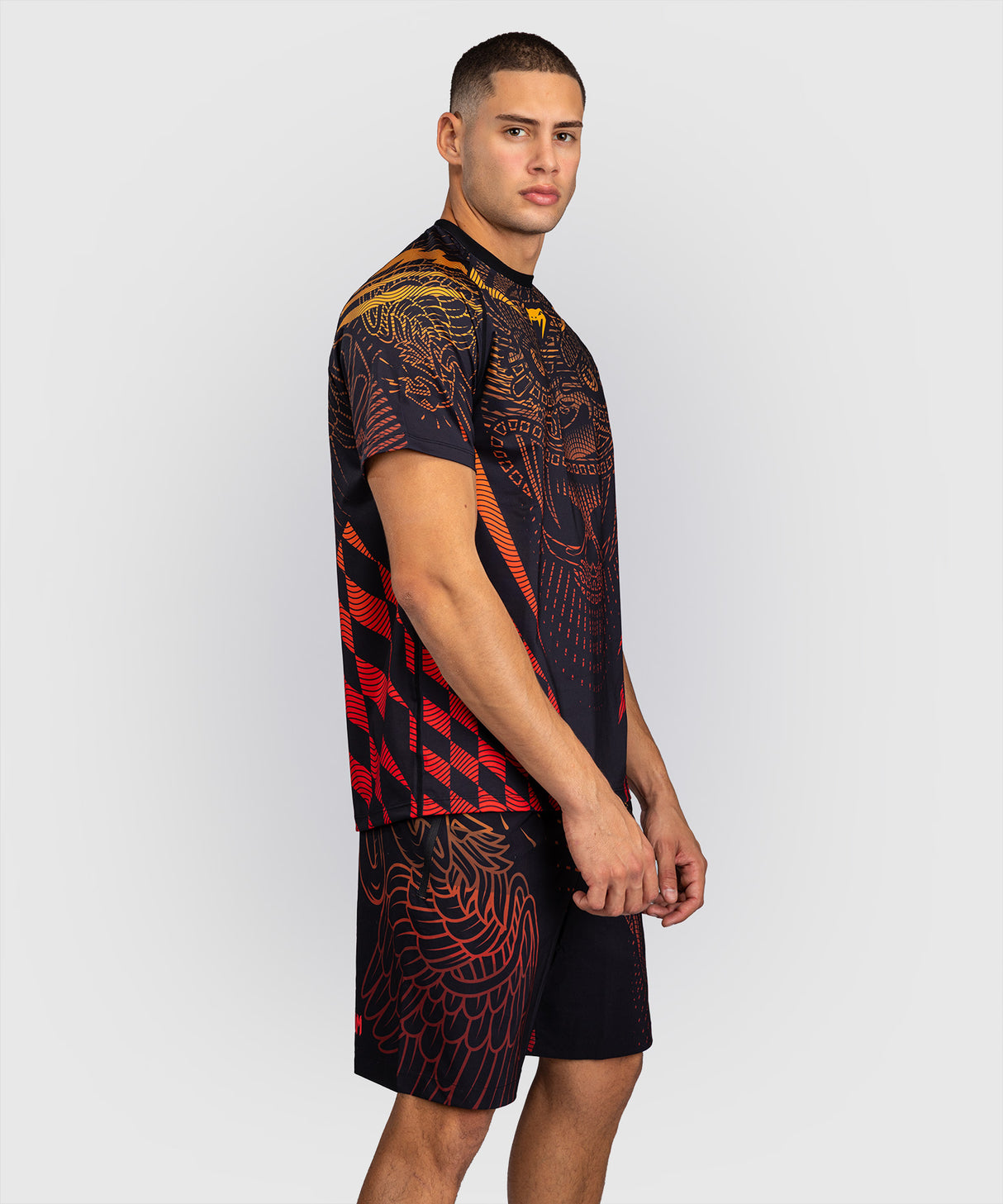 Venum Dry-Tech T-Shirt Quetzal Fury - Zwart/Rood