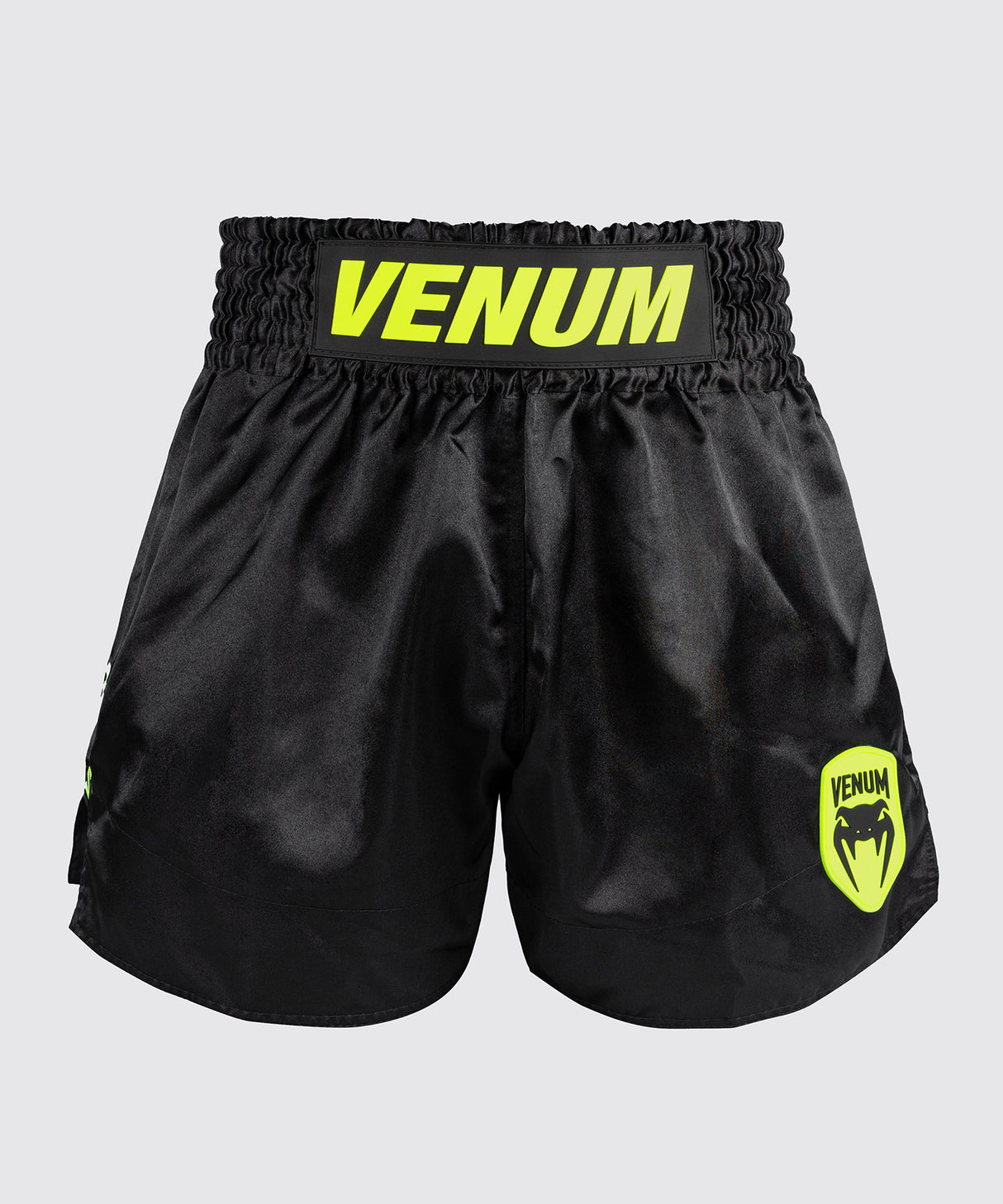 Venum Muay Thai Shorts Classic Evo - Zwart/Neon Geel