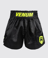 Venum Muay Thai Shorts Classic Evo - Zwart/Neon Geel
