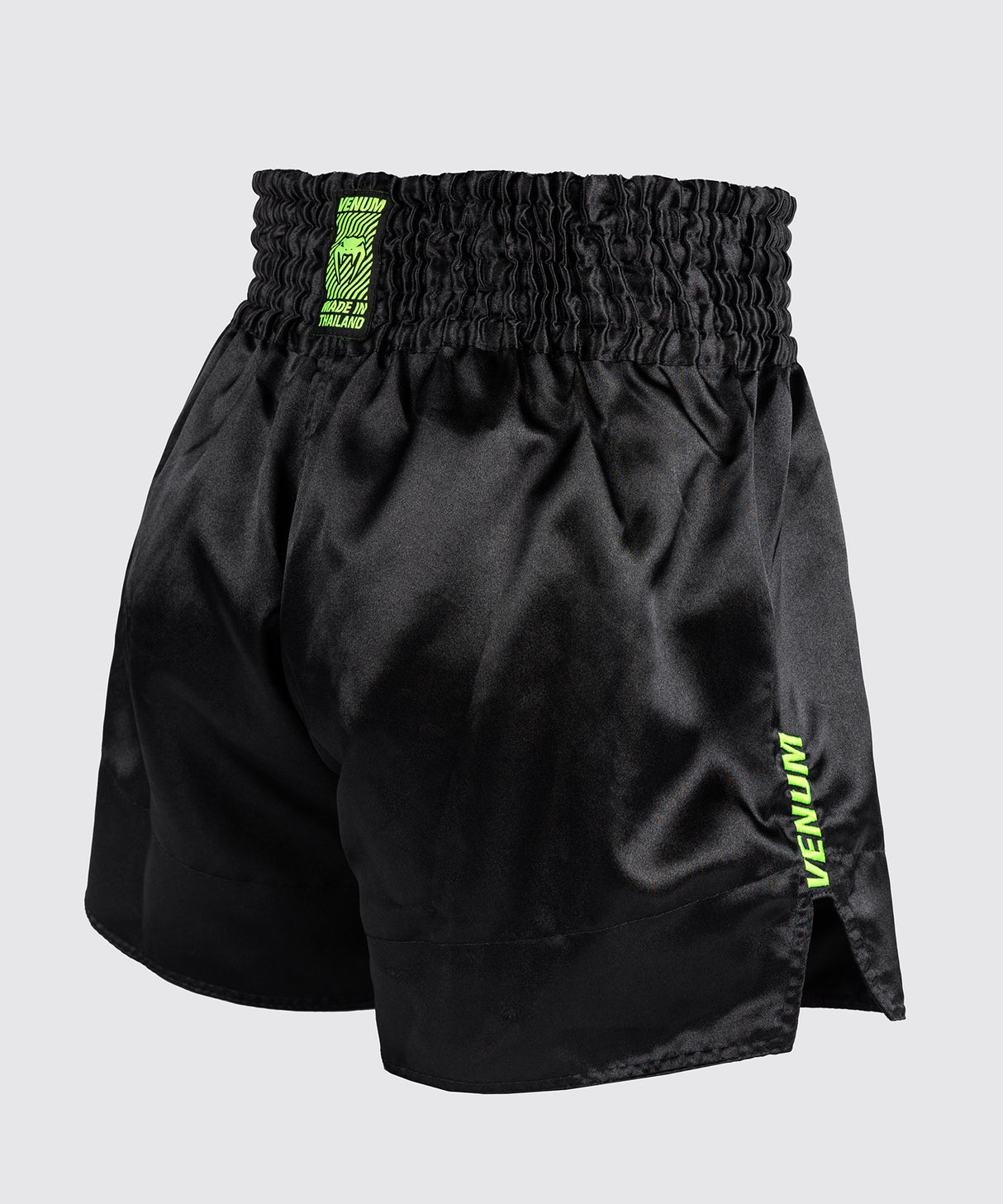 Venum Muay Thai Shorts Classic Evo - Zwart/Neon Geel