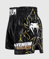 Venum Muay Thai Shorts VTC Flames - Zwart/Goud