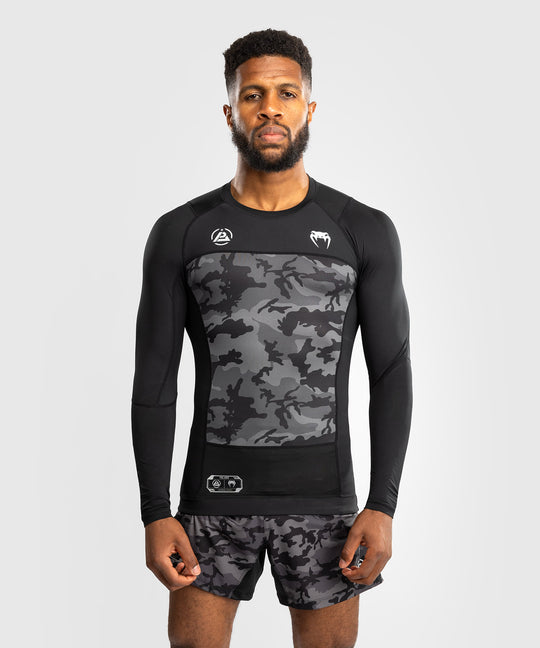 Venum x Polaris Rashguard - Lange Mouwen - Zwart/Grijs