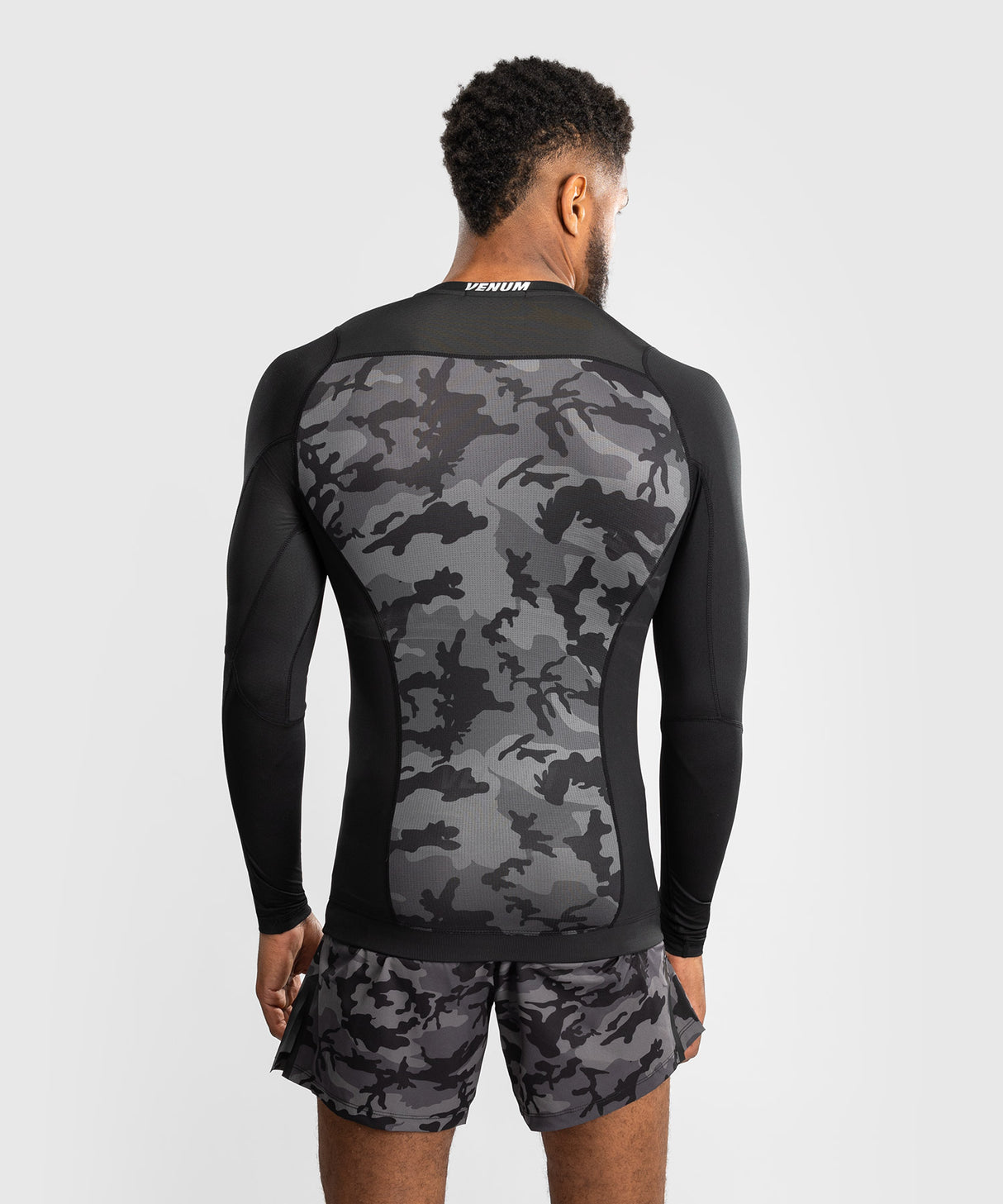 Venum x Polaris Rashguard - Lange Mouwen - Zwart/Grijs