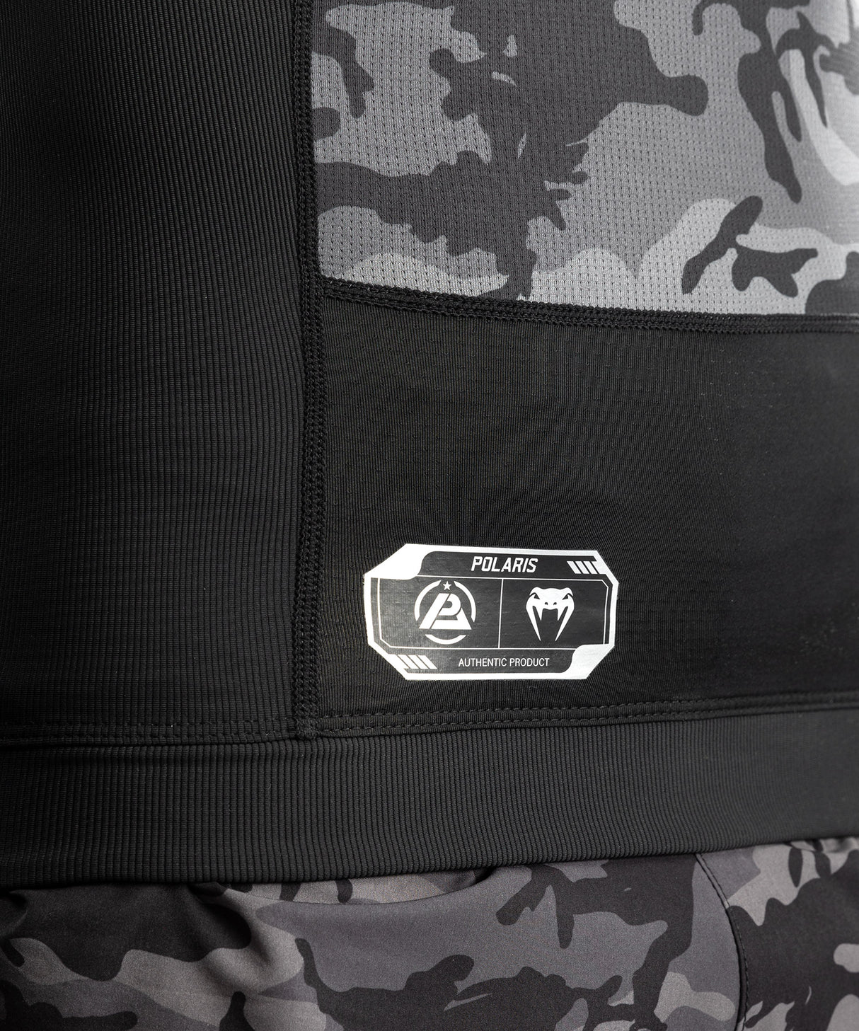 Venum x Polaris Rashguard - Lange Mouwen - Zwart/Grijs