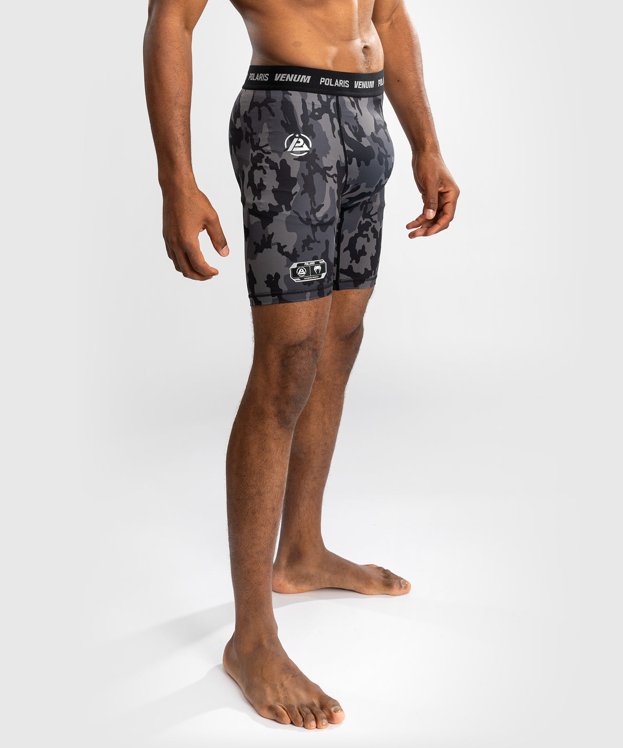Venum x Polaris Vale Tudo Shorts - Zwart/Camo Grijs