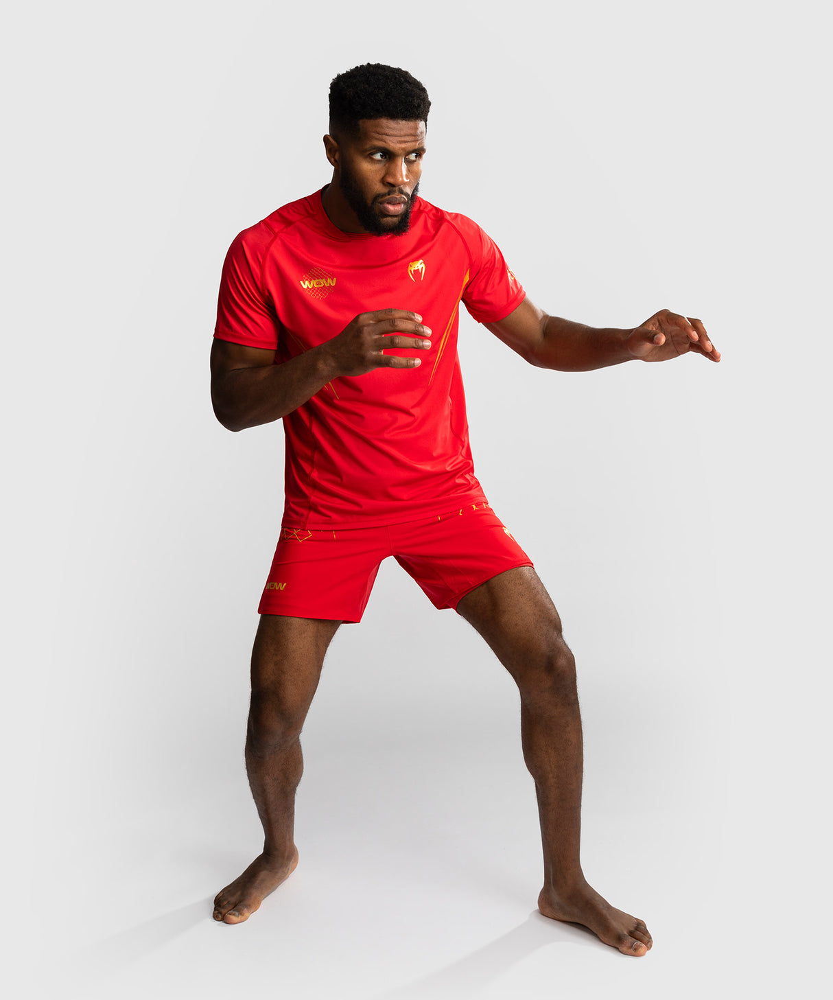 Venum x WOW FC Dry-Tech T-Shirt - Vurig Rood