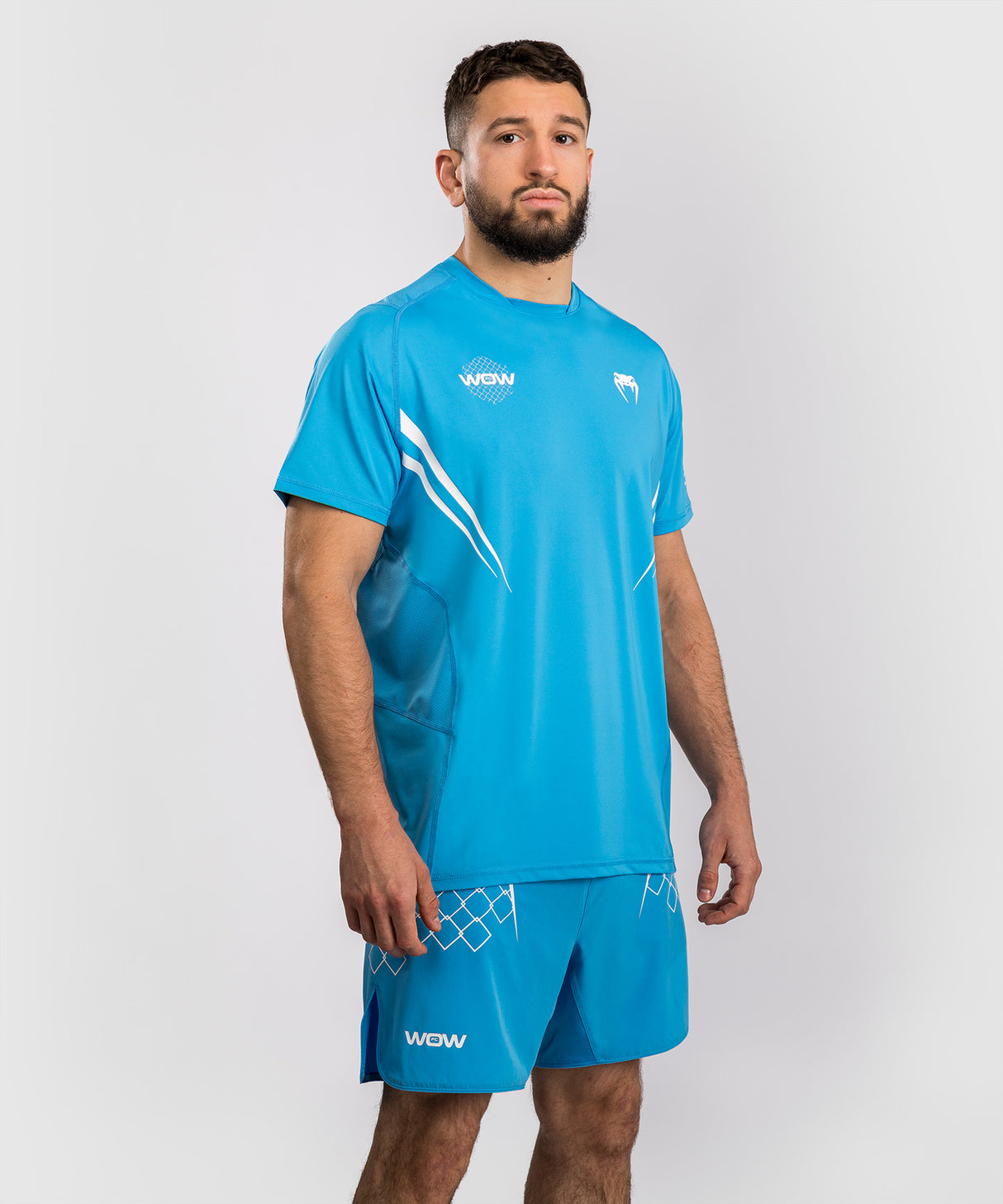 Venum x WOW FC Dry-Tech T-Shirt - Pacific Blauw