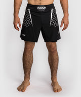 Venum x WOW FC MMA Shorts - Zwart/Zilver Grijs