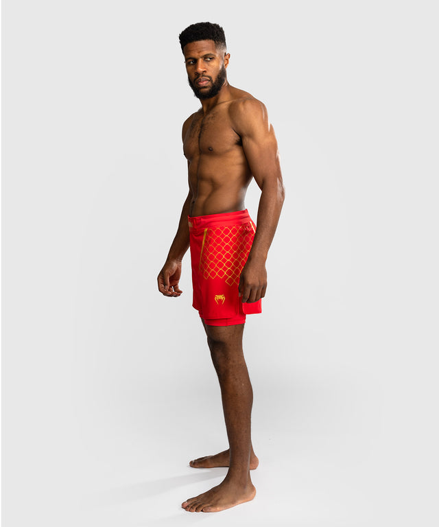 Calções de MMA Venum x WOW FC – Vermelho Ardente