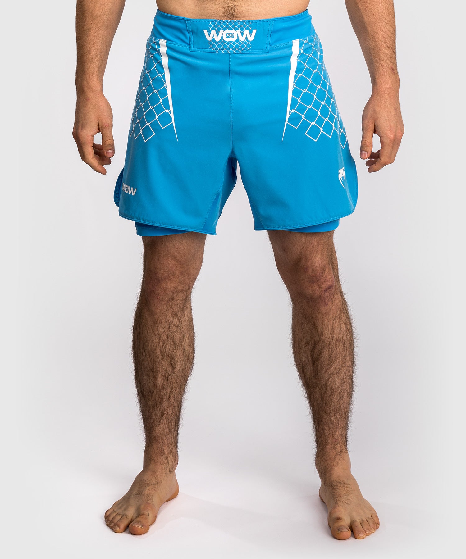 Venum x WOW FC MMA Shorts - Pacific Blauw
