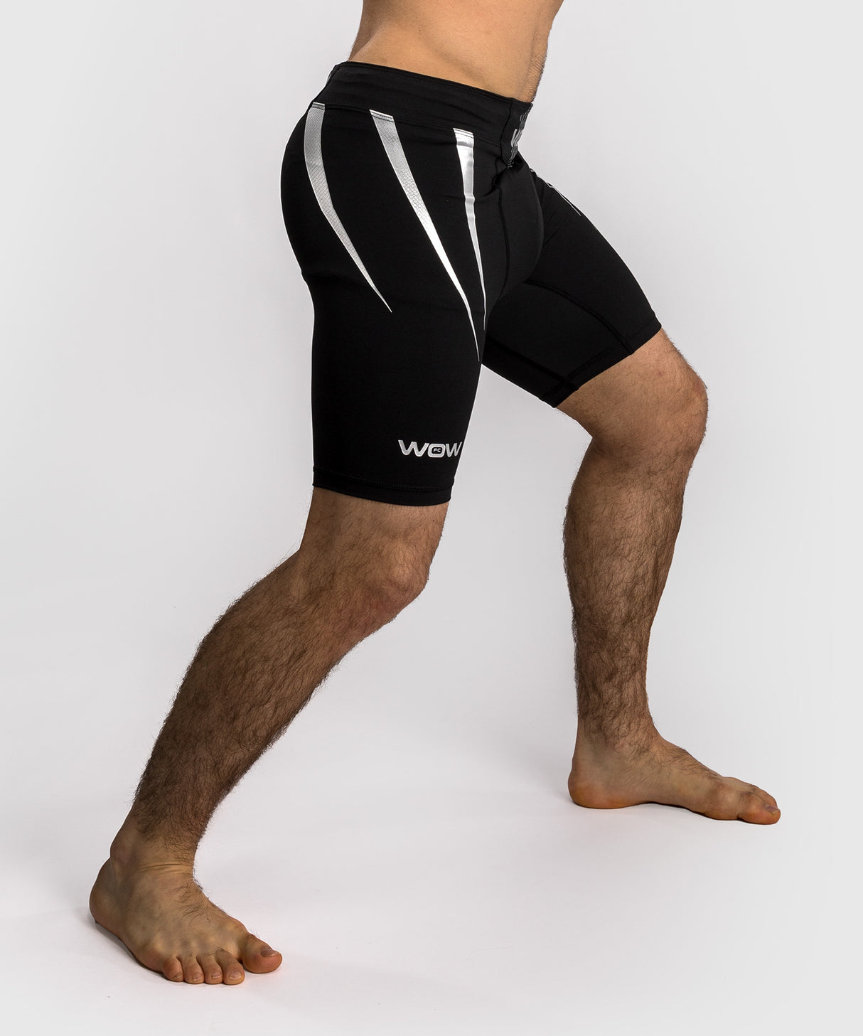 Venum x WOW FC Vale Tudo Shorts - Zwart/Zilver Grijs