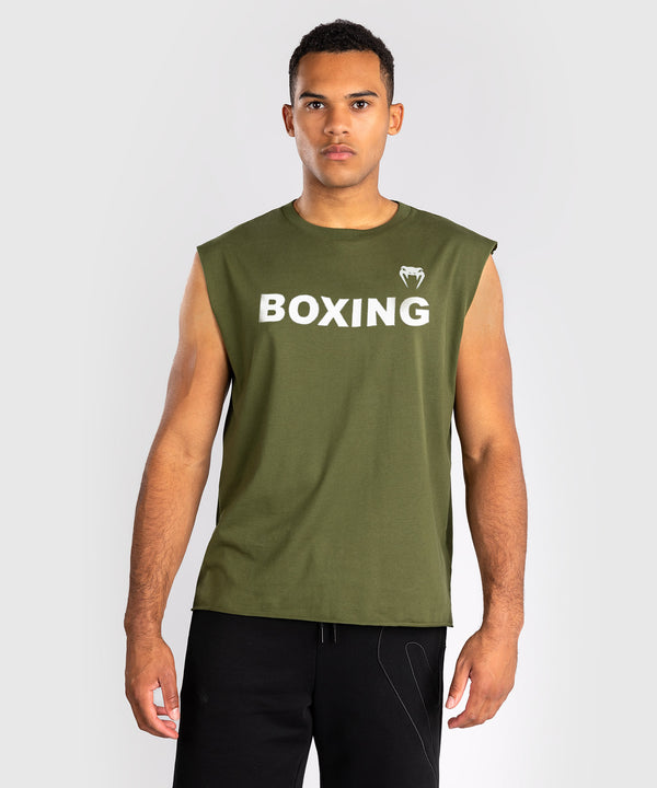 Venum Mouwloos T-Shirt Boxing - Legergroen