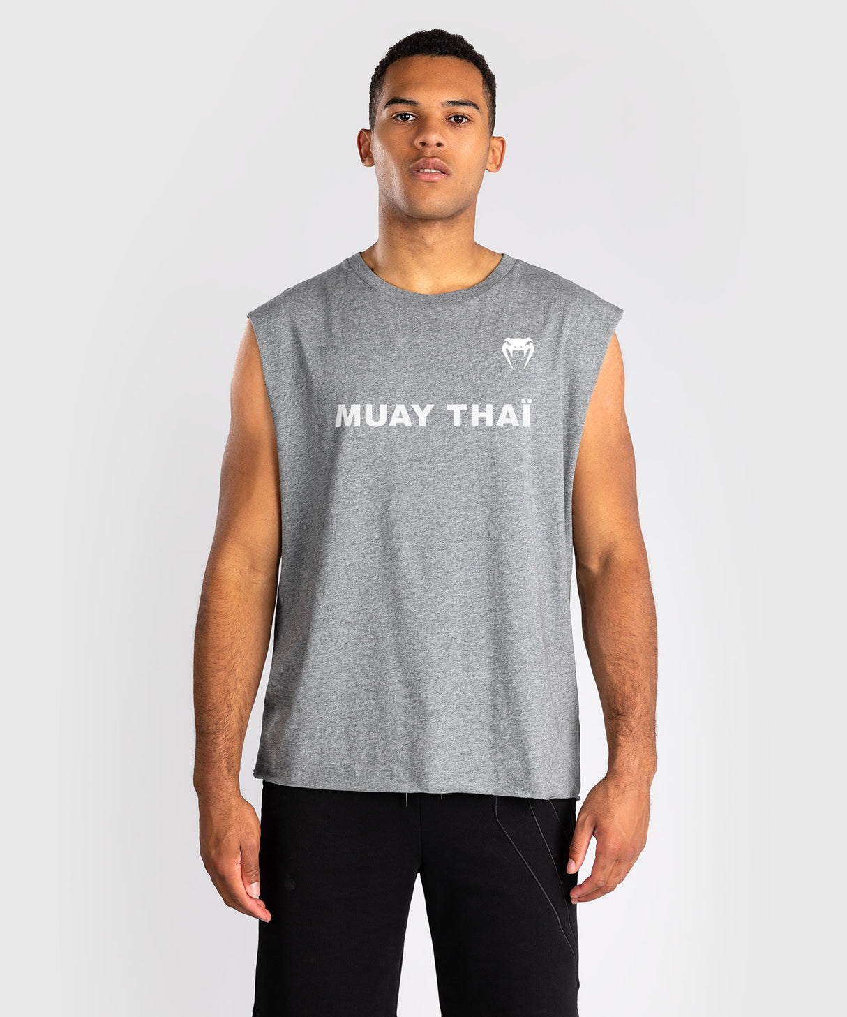 Venum Mouwloos T-Shirt Muay Thai - Grijs