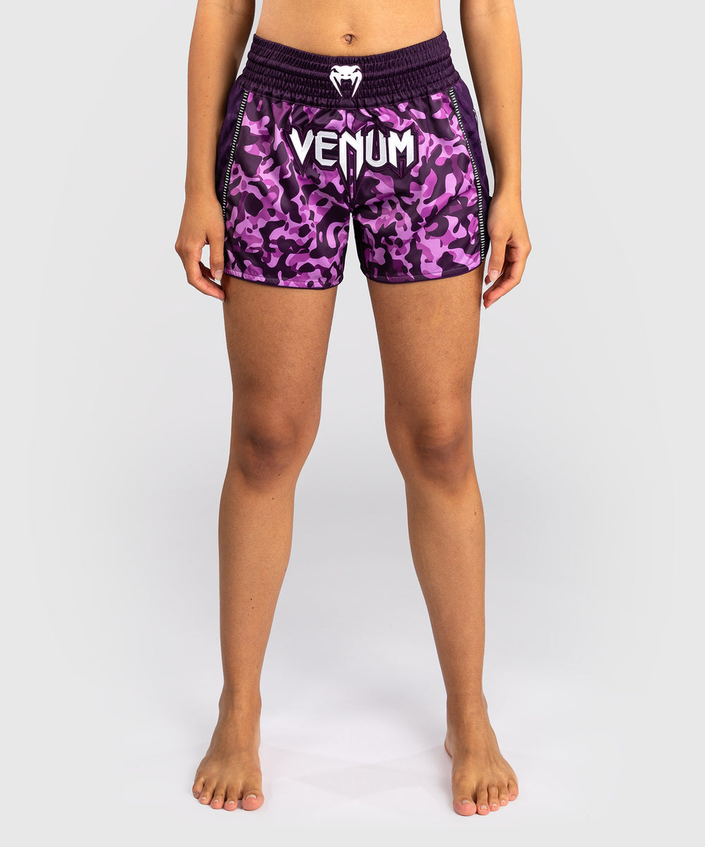 Venum Muay Thai Shorts Iris - Paars/Camo Roze