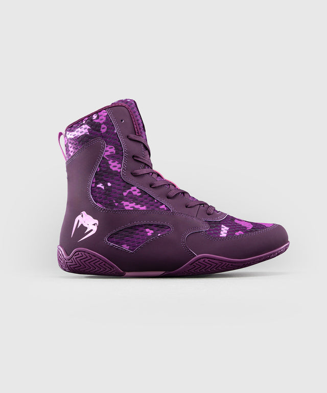 Ghete de box Venum Iris – Violet/Camo Roz