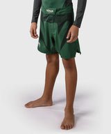 Venum MMA Shorts Attack Kids - Groen/Gebroken Wit